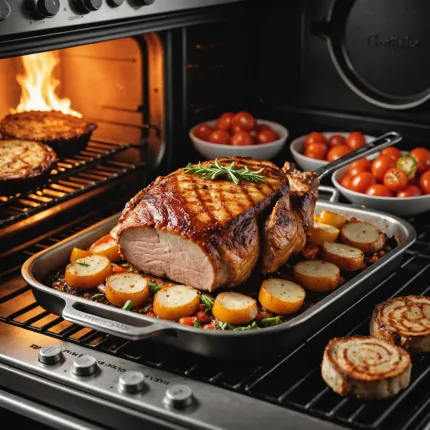 Основные блюда: искусство приготовления свиной отбивной в духовке